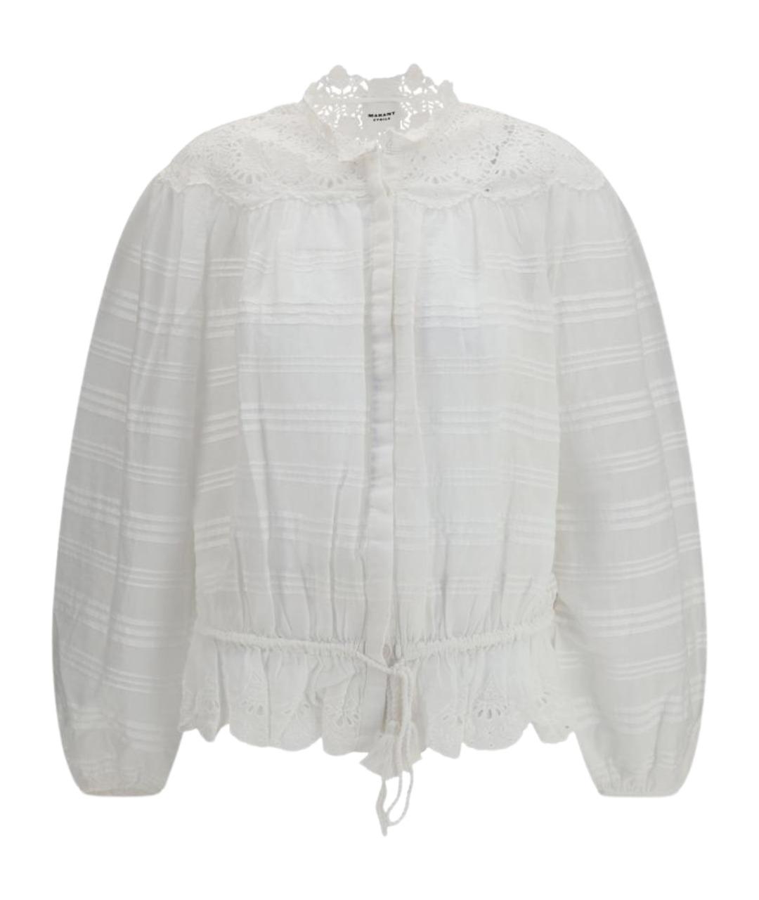 ISABEL MARANT ETOILE Белая полиэстеровая рубашка, фото 1