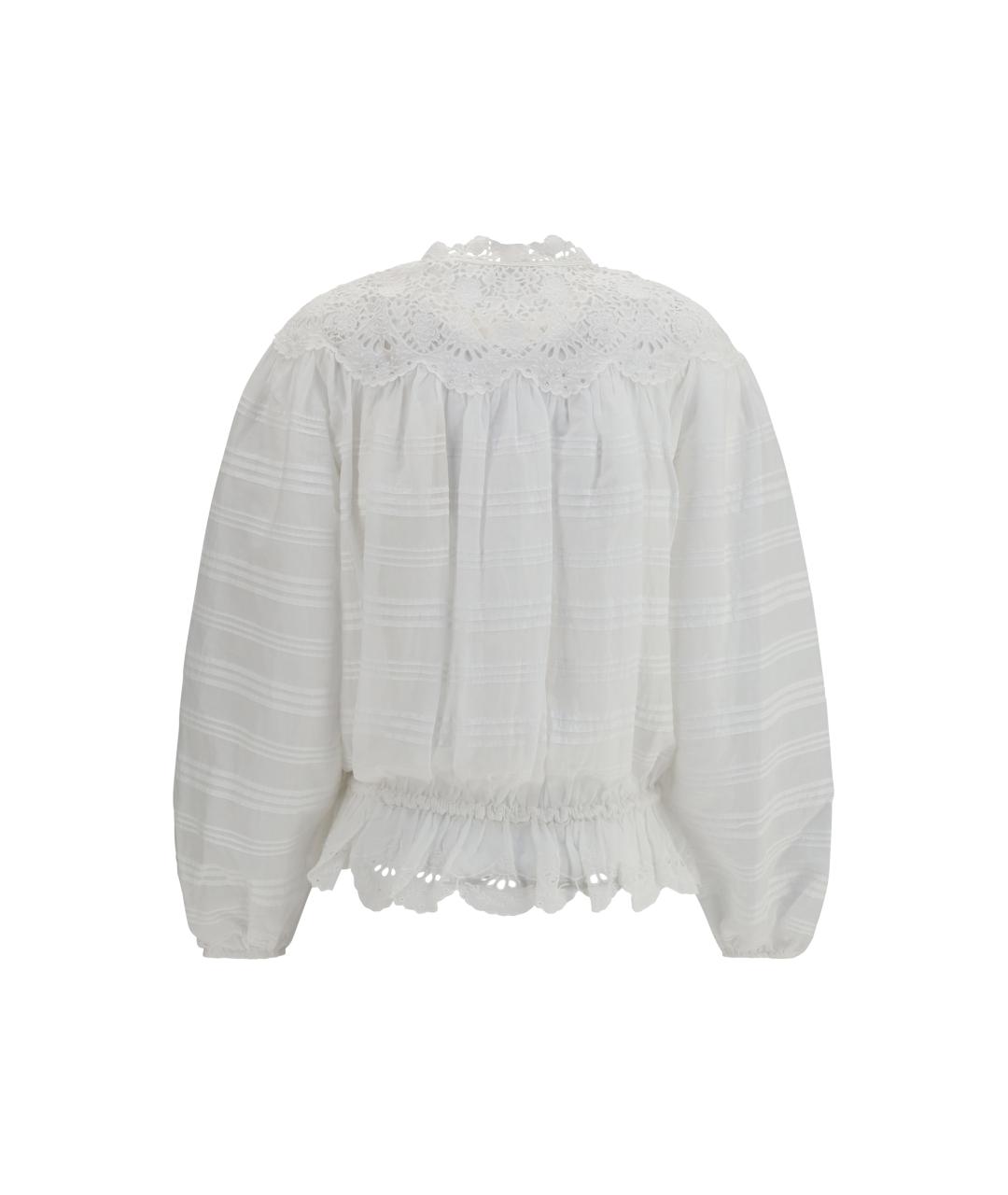 ISABEL MARANT ETOILE Белая полиэстеровая рубашка, фото 2