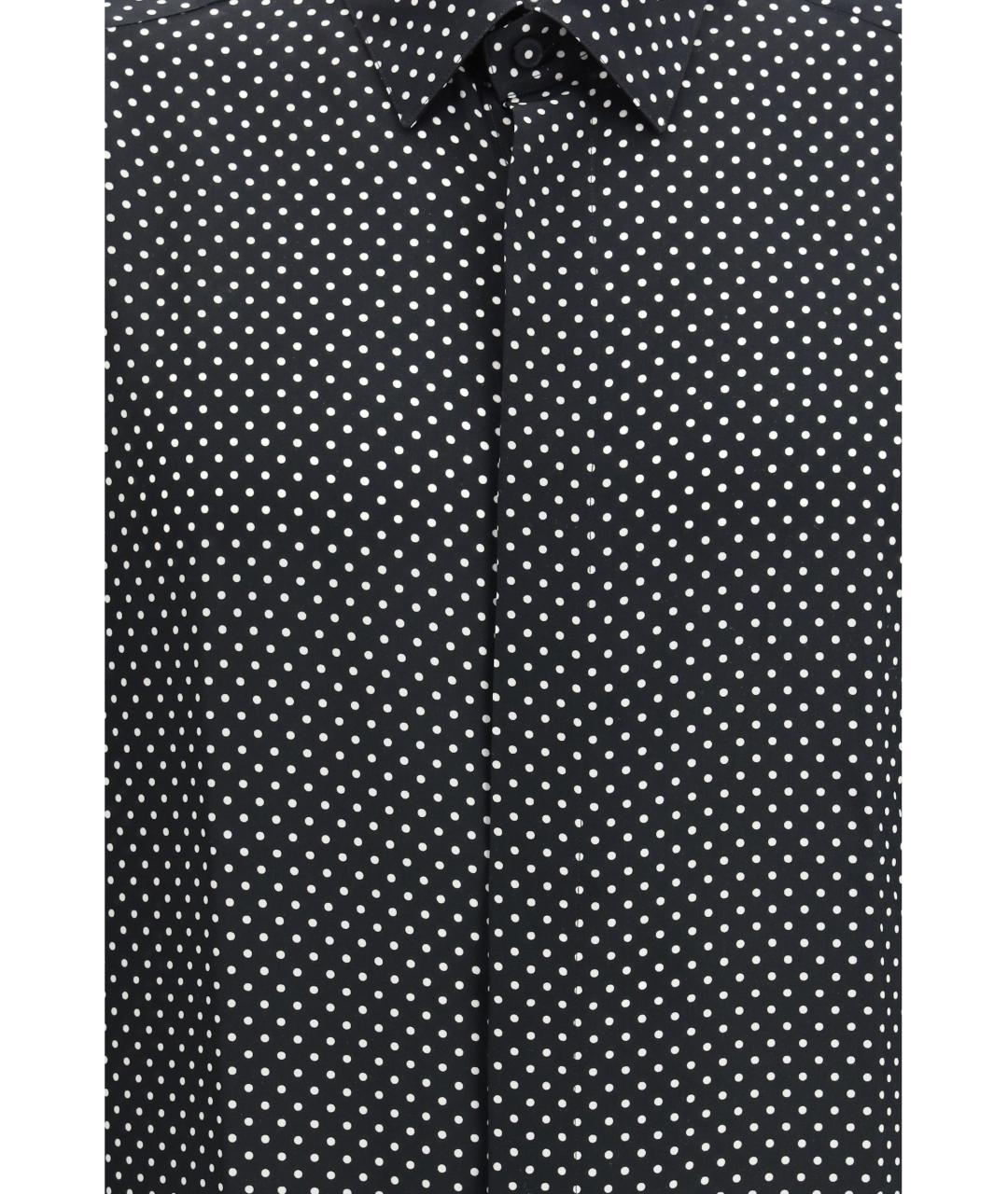 TOM FORD Черная шелковая классическая рубашка, фото 3