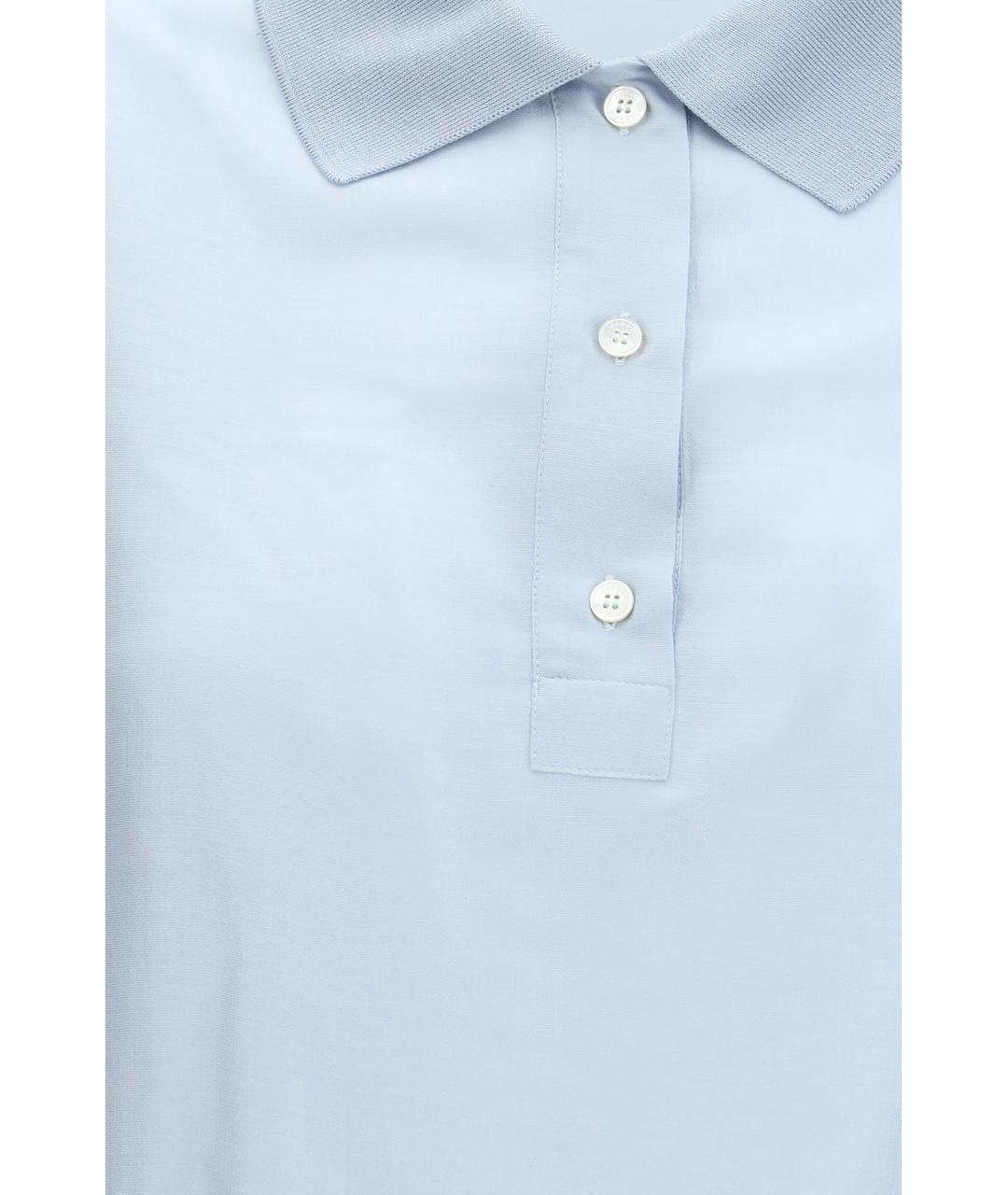 JACOB COHEN Голубая шерстяная рубашка, фото 3