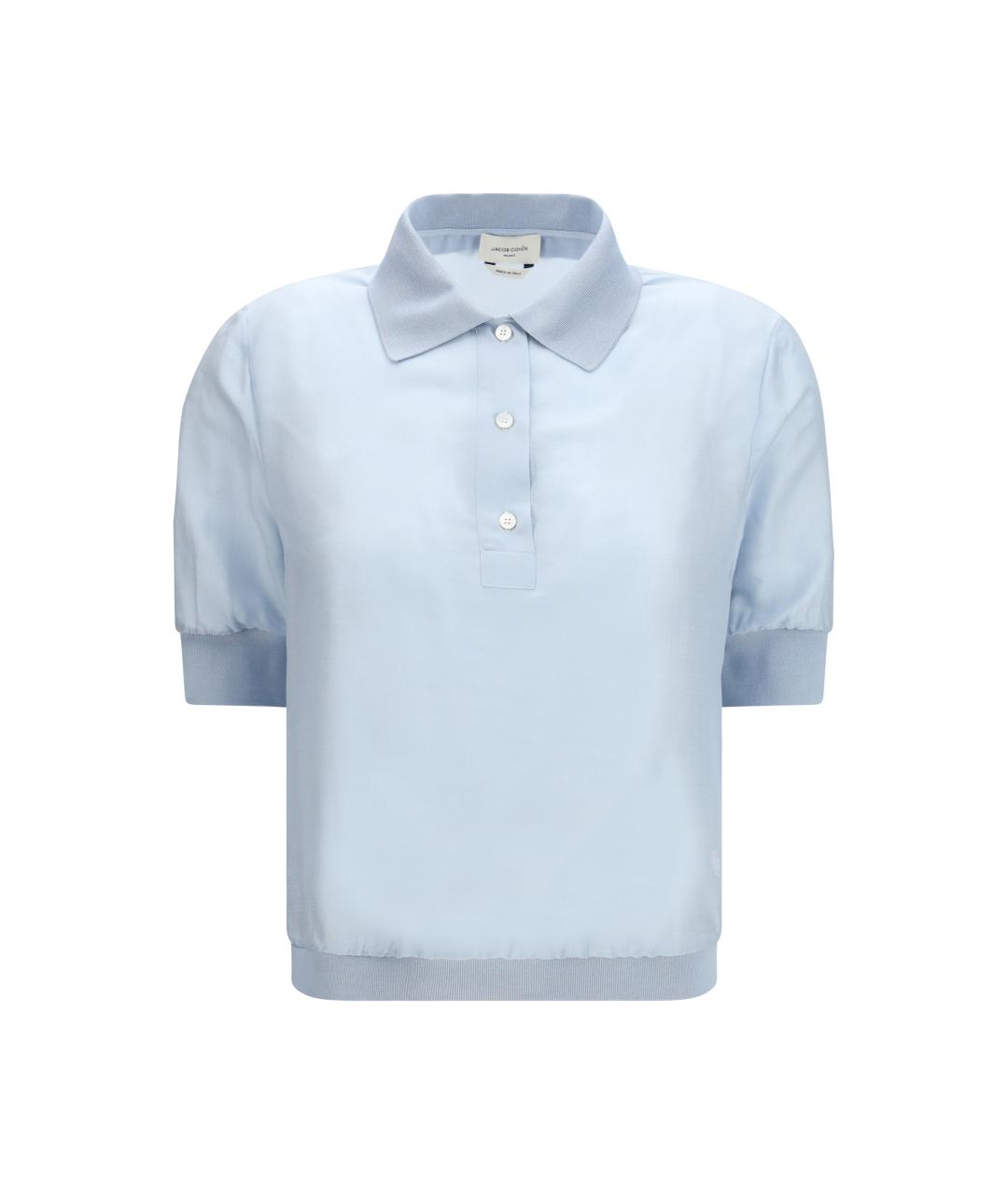 JACOB COHEN Голубая шерстяная рубашка, фото 1