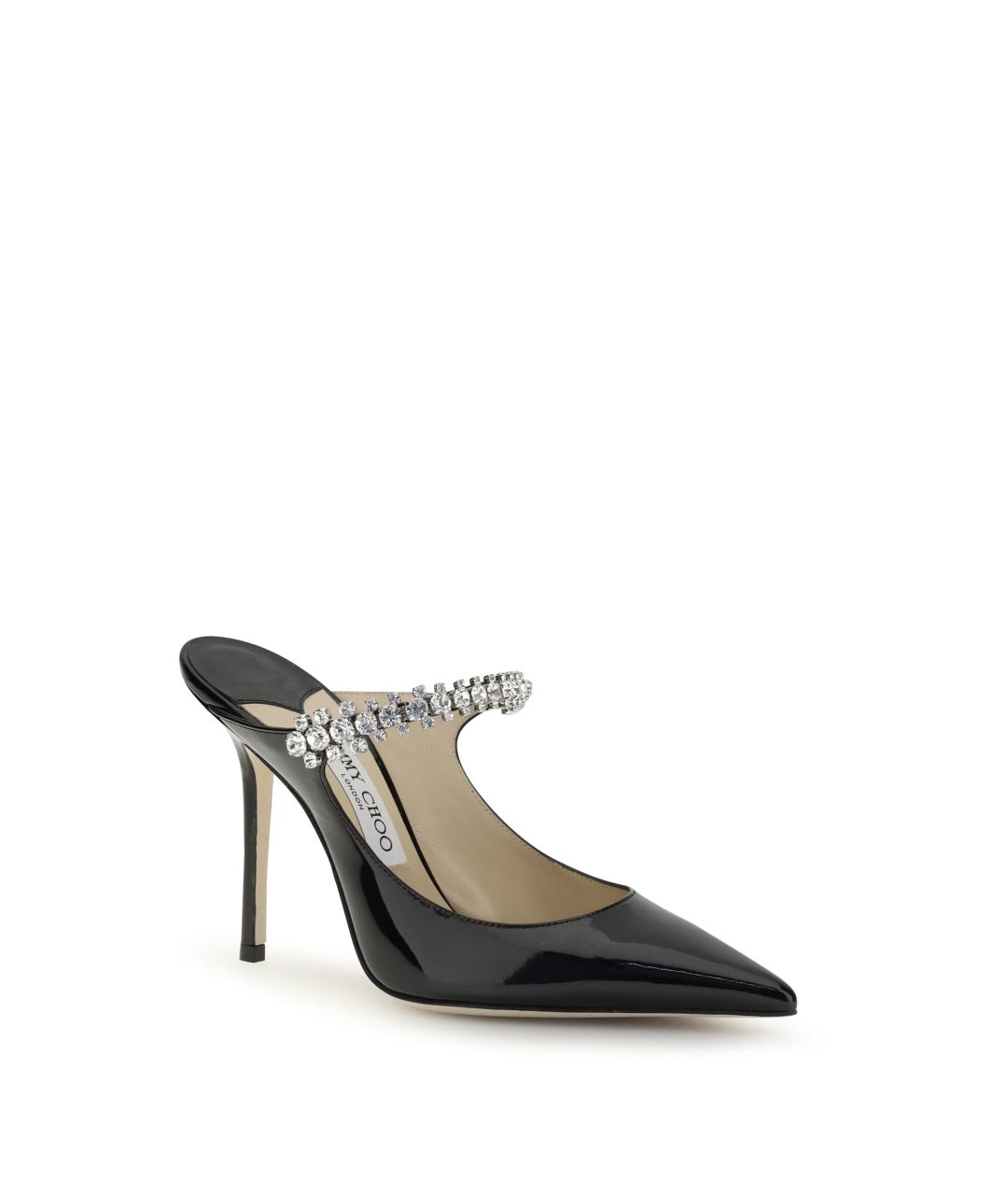 JIMMY CHOO Черные кожаные туфли, фото 2