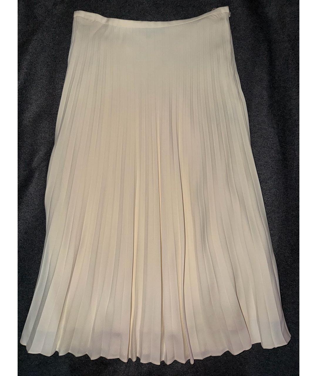 RALPH LAUREN Бежевая юбка миди, фото 3