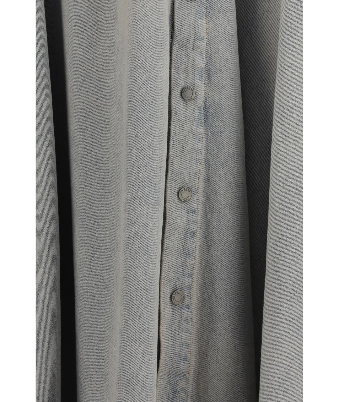 HAIKURE Серая хлопковая юбка миди, фото 3