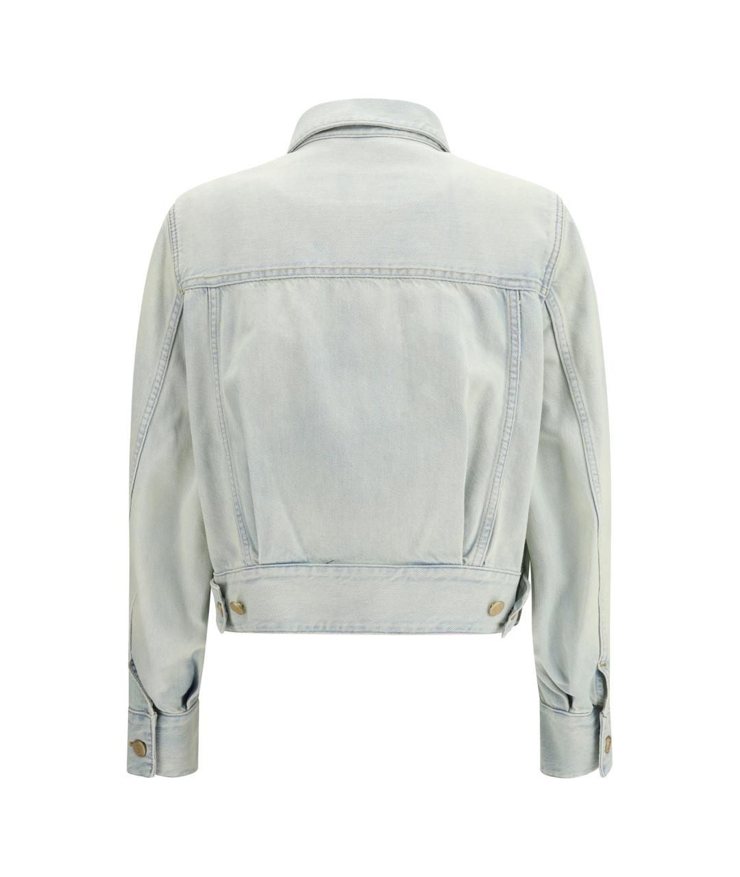 JACOB COHEN Голубая хлопковая куртка, фото 2