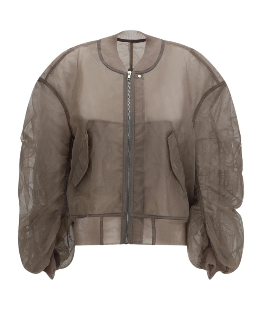 RICK OWENS Серая полиамидовая куртка, фото 1