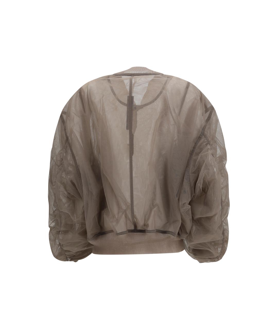 RICK OWENS Серая полиамидовая куртка, фото 2