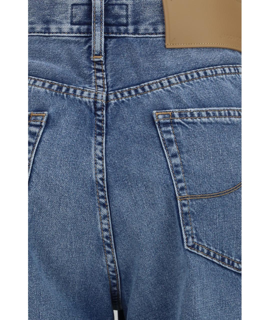 JACOB COHEN Синие хлопковые джинсы клеш, фото 3