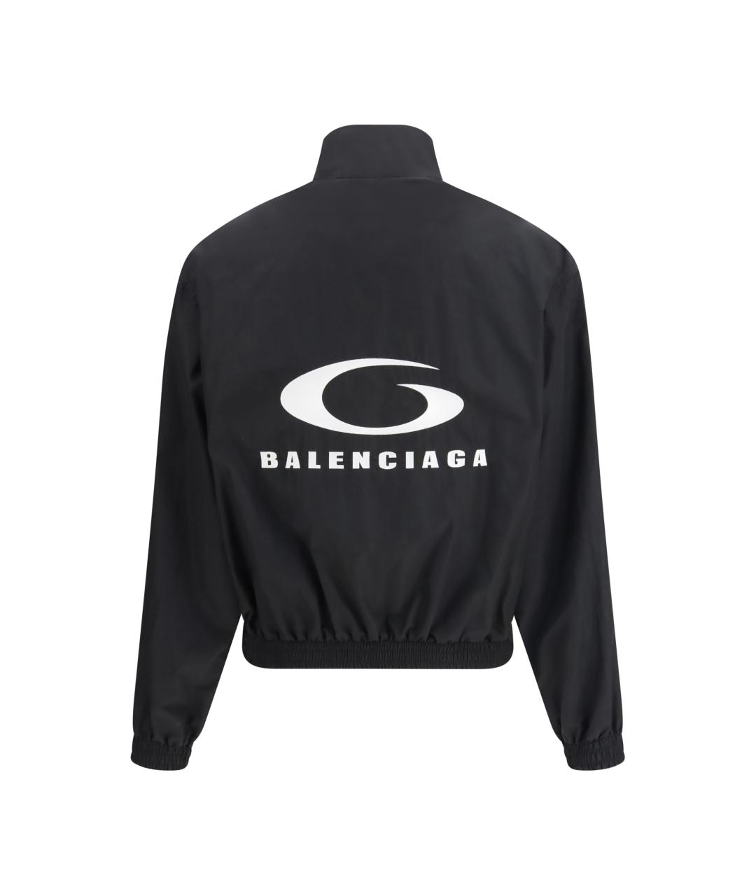 BALENCIAGA Черная хлопковая куртка, фото 2