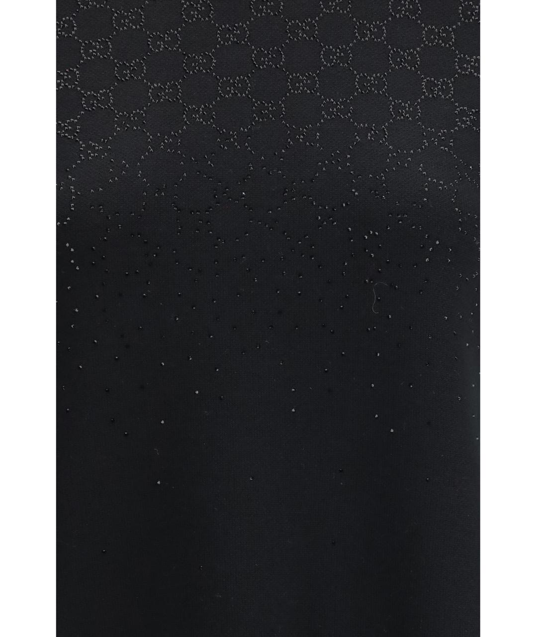 GUCCI Черное шерстяное повседневное платье, фото 3