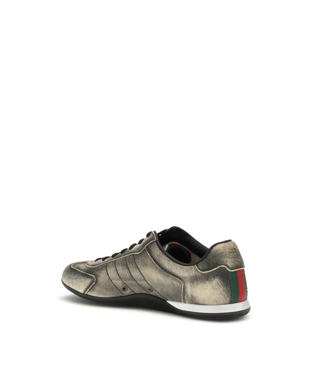 GUCCI Мульти кожаные кроссовки, фото 3