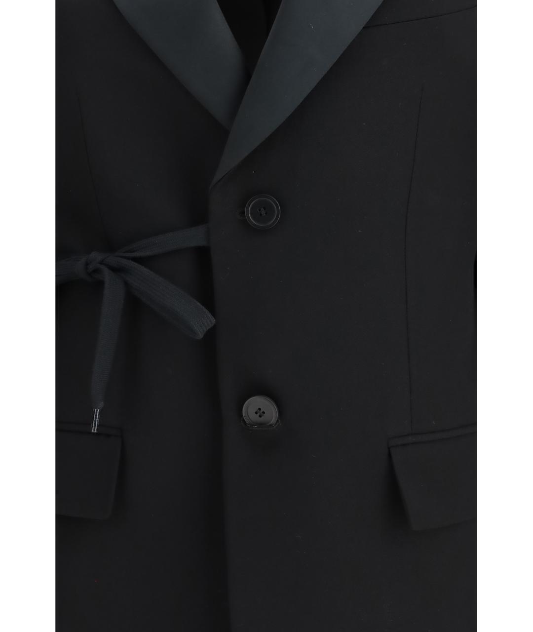 BALENCIAGA Черный шерстяной жакет/пиджак, фото 3
