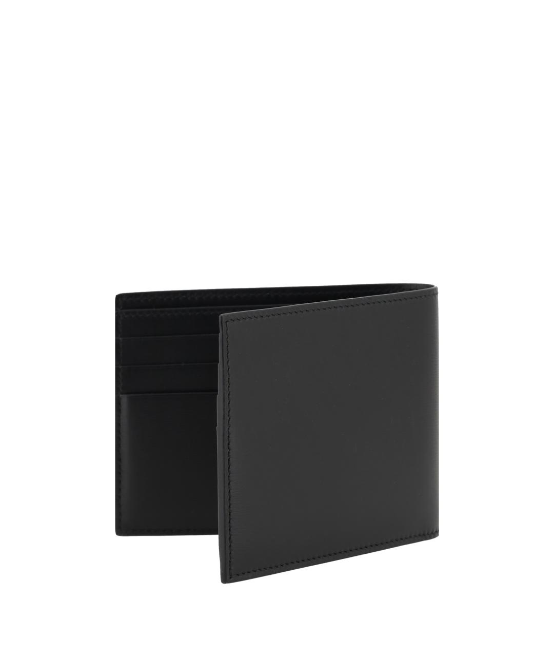 FERRAGAMO Черный кожаный кошелек, фото 2