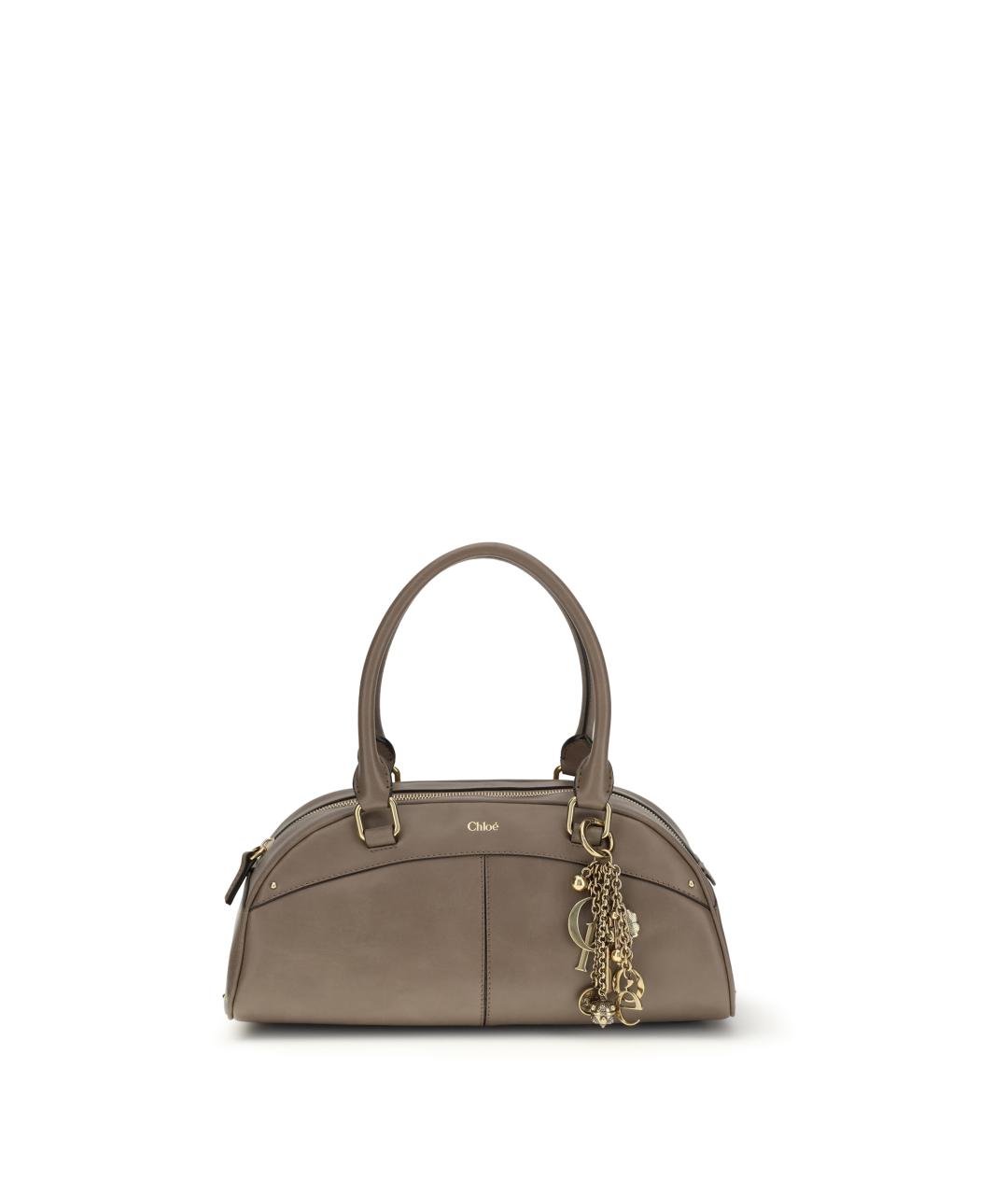 CHLOE Бежевая кожаная сумка тоут, фото 1