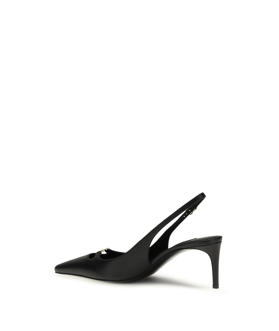 DOLCE&GABBANA Черные кожаные туфли, фото 3