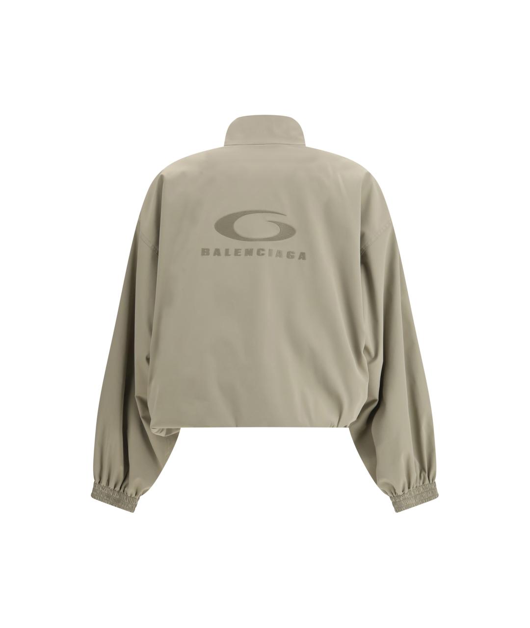 BALENCIAGA Бежевая полиэстеровая куртка, фото 2