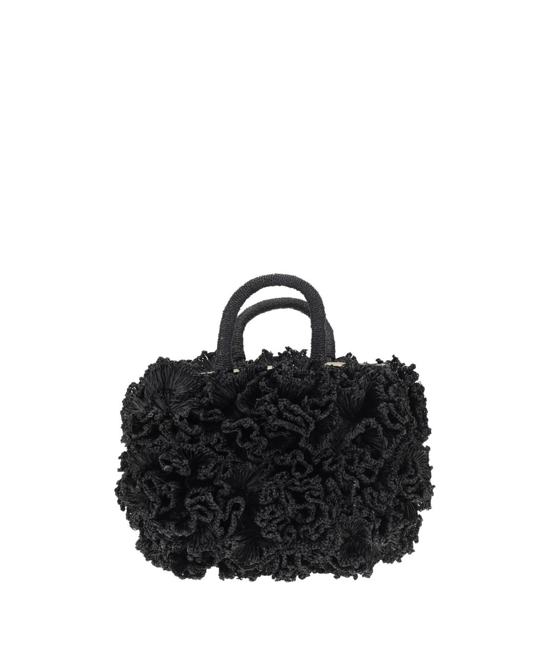 IBELIV Черная пелетеная сумка через плечо, фото 1