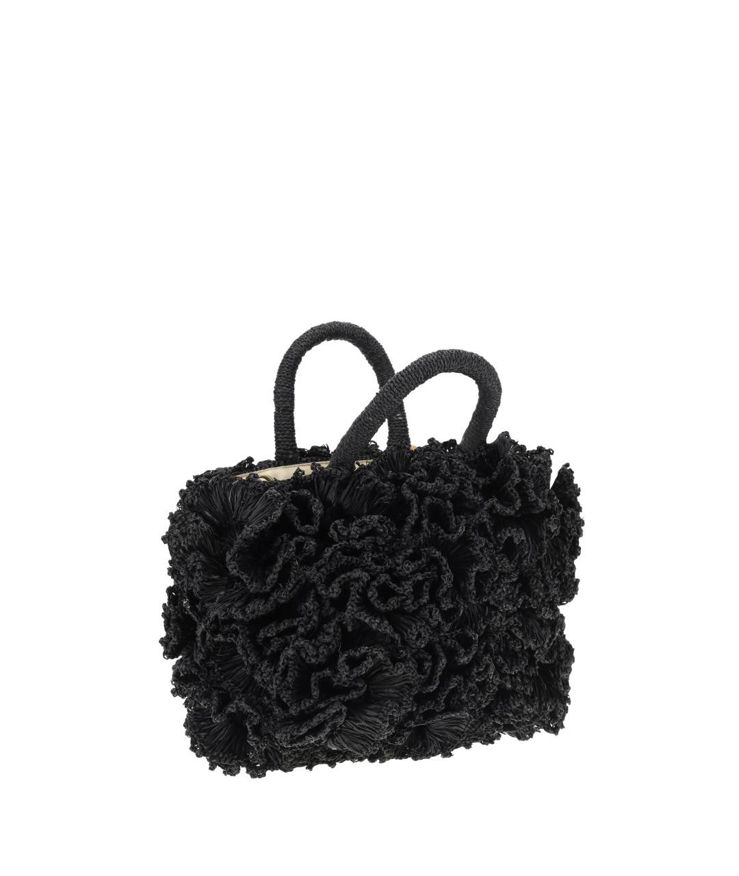 IBELIV Черная пелетеная сумка через плечо, фото 3