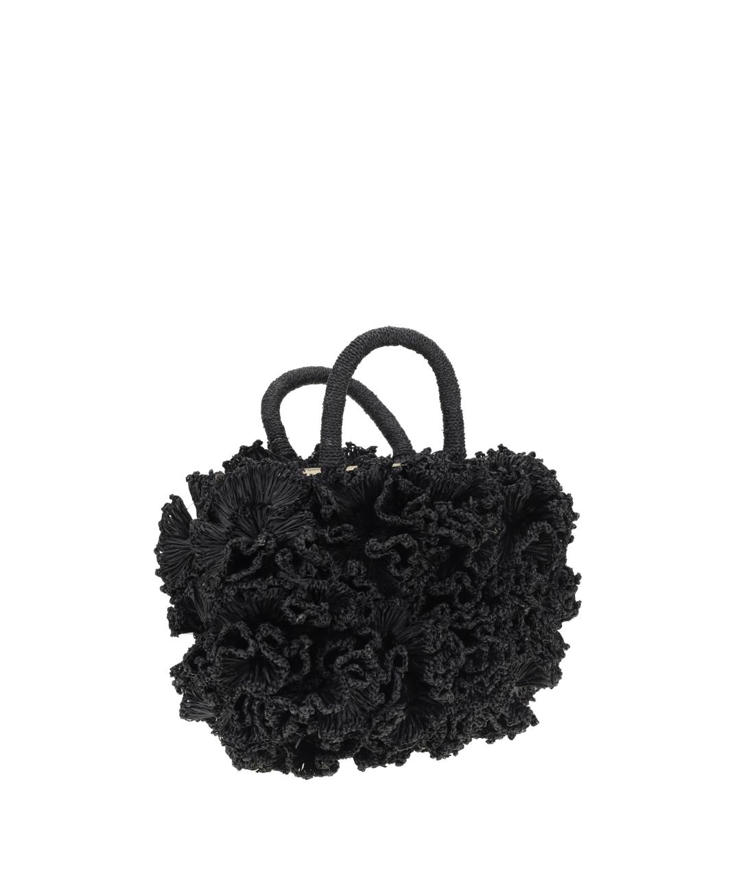 IBELIV Черная пелетеная сумка через плечо, фото 2