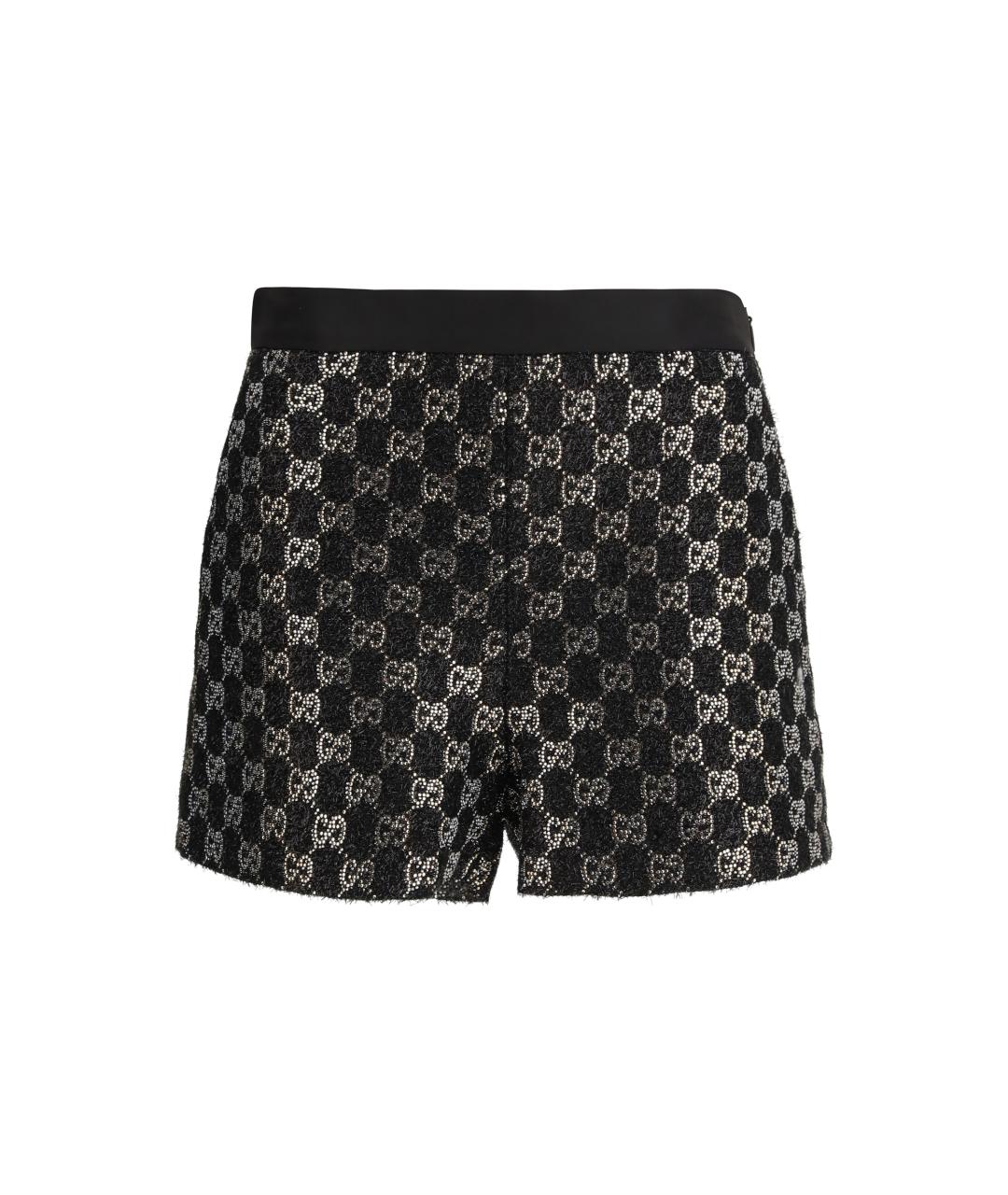 GUCCI Черные вискозные шорты, фото 1