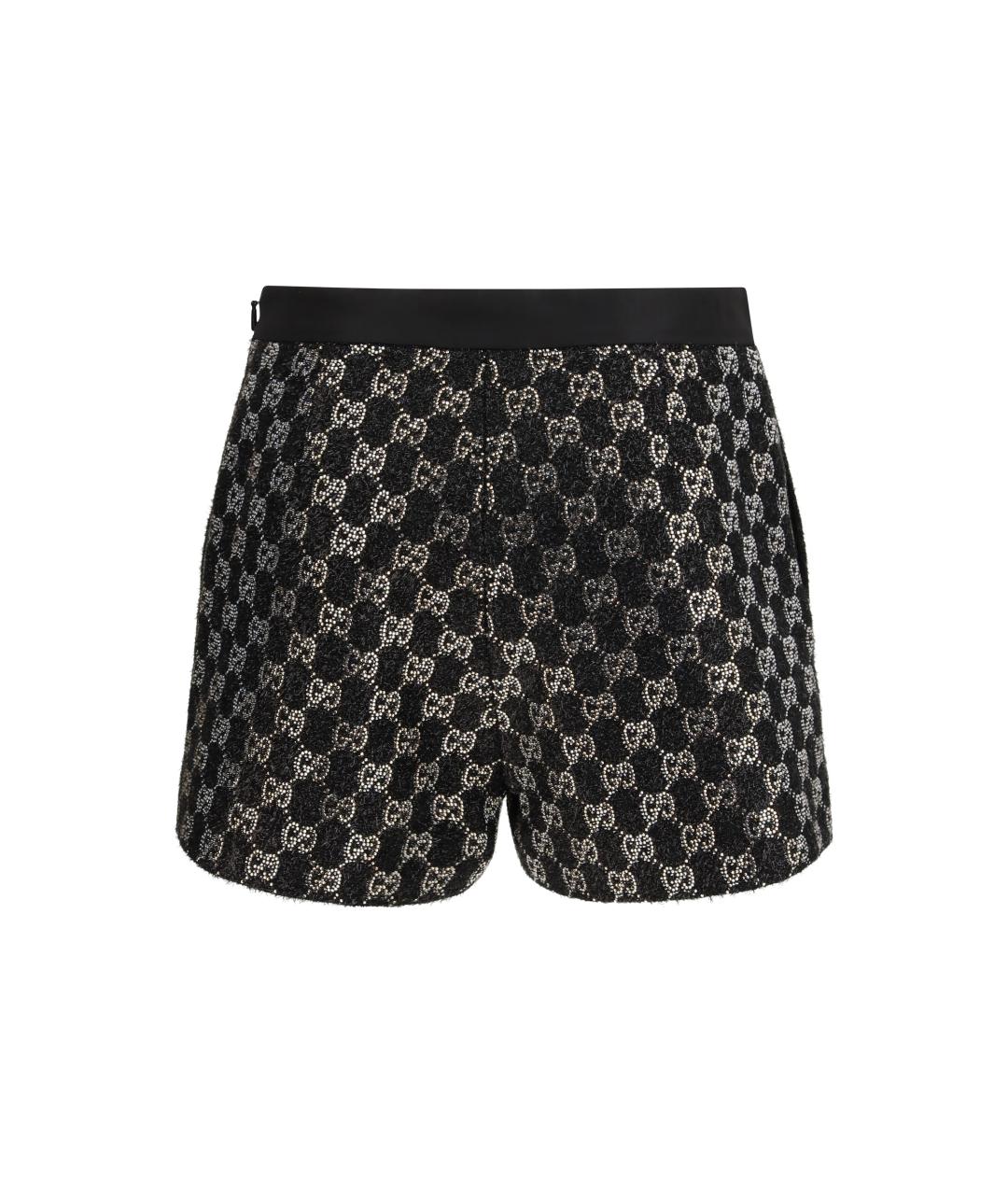 GUCCI Черные вискозные шорты, фото 2