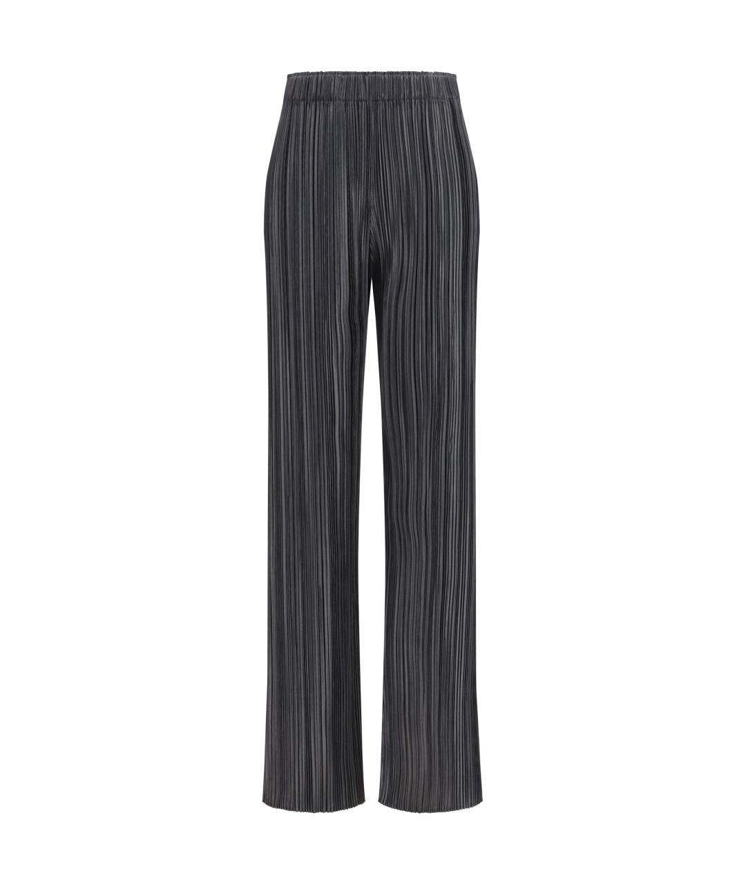 PHOEBE PHILO Черные прямые брюки, фото 1