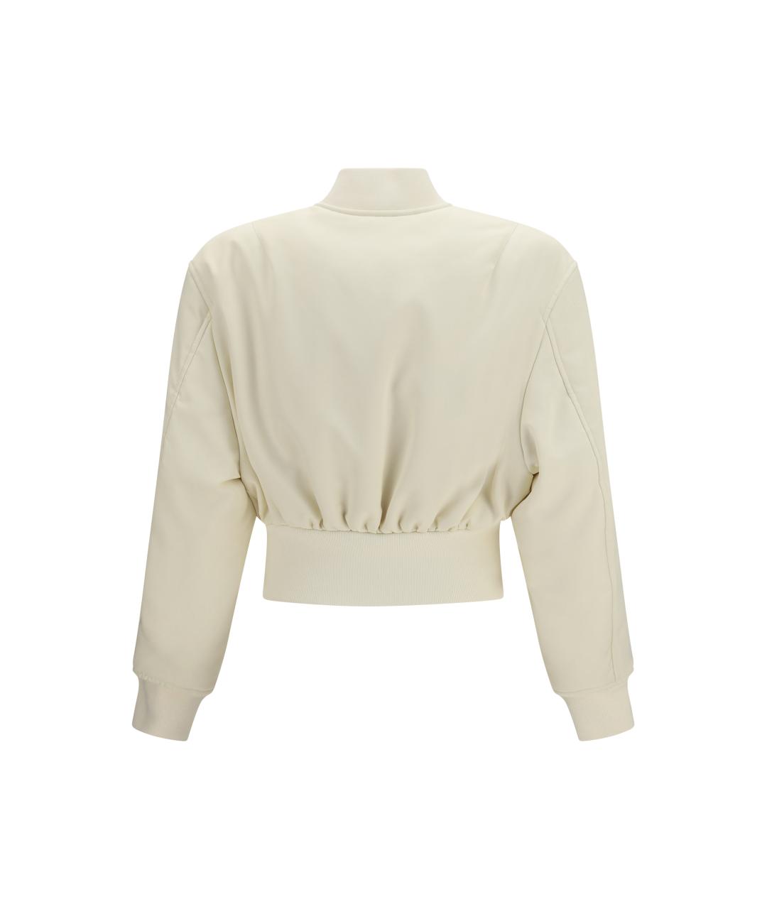 BALENCIAGA Белая полиэстеровая куртка, фото 2