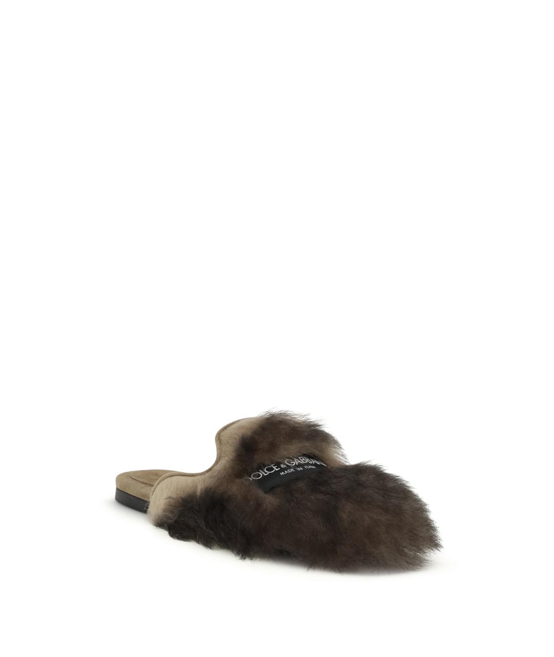 DOLCE&GABBANA Мульти кожаные мюли, фото 2