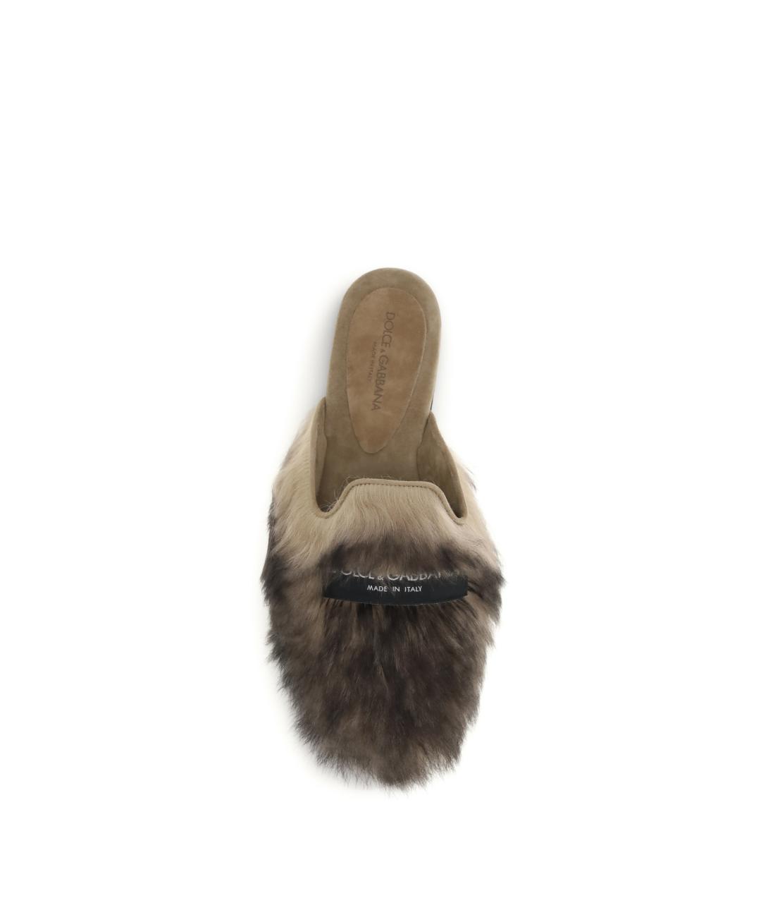 DOLCE&GABBANA Мульти кожаные мюли, фото 4