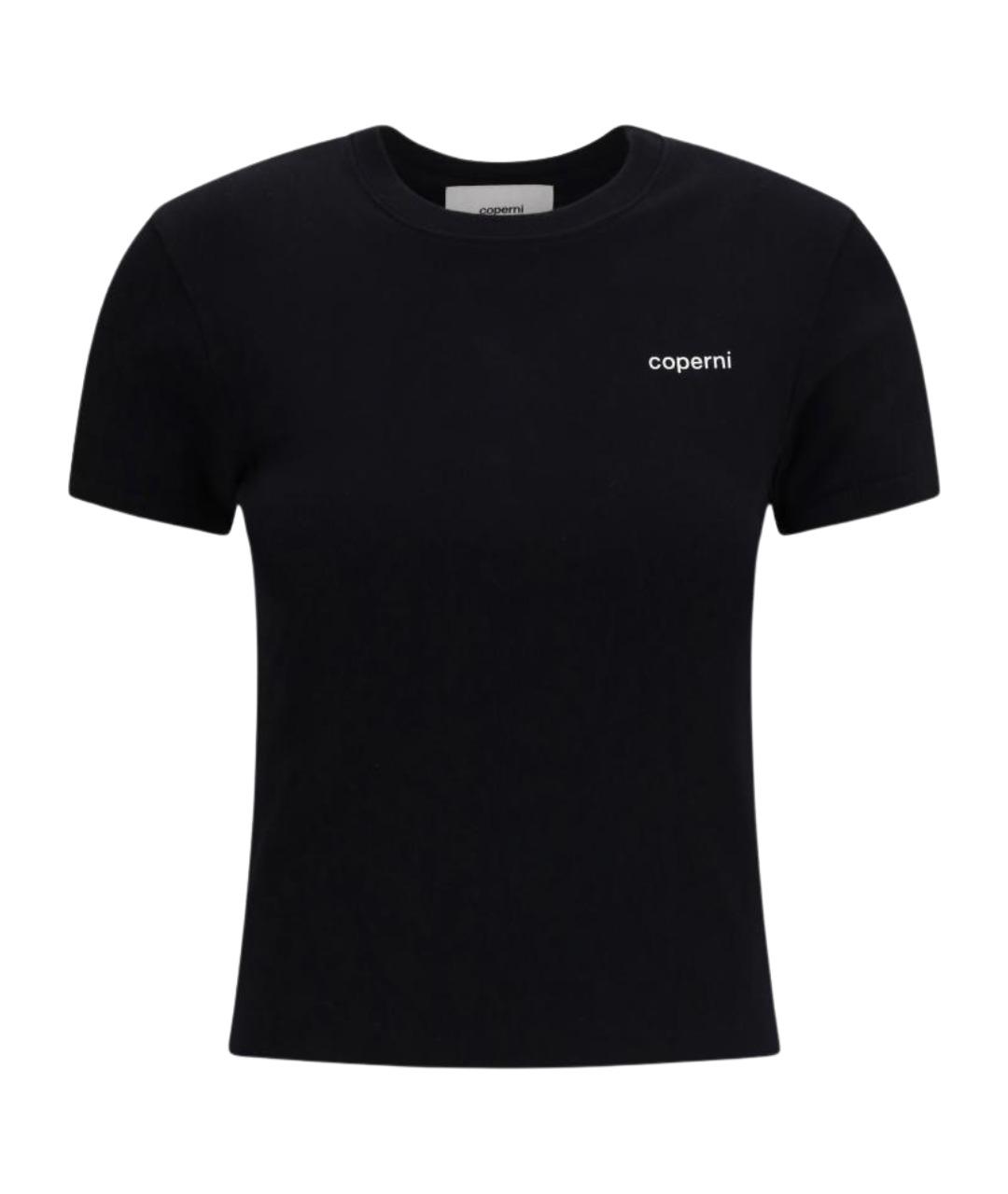COPERNI Черная хлопковая футболка, фото 1