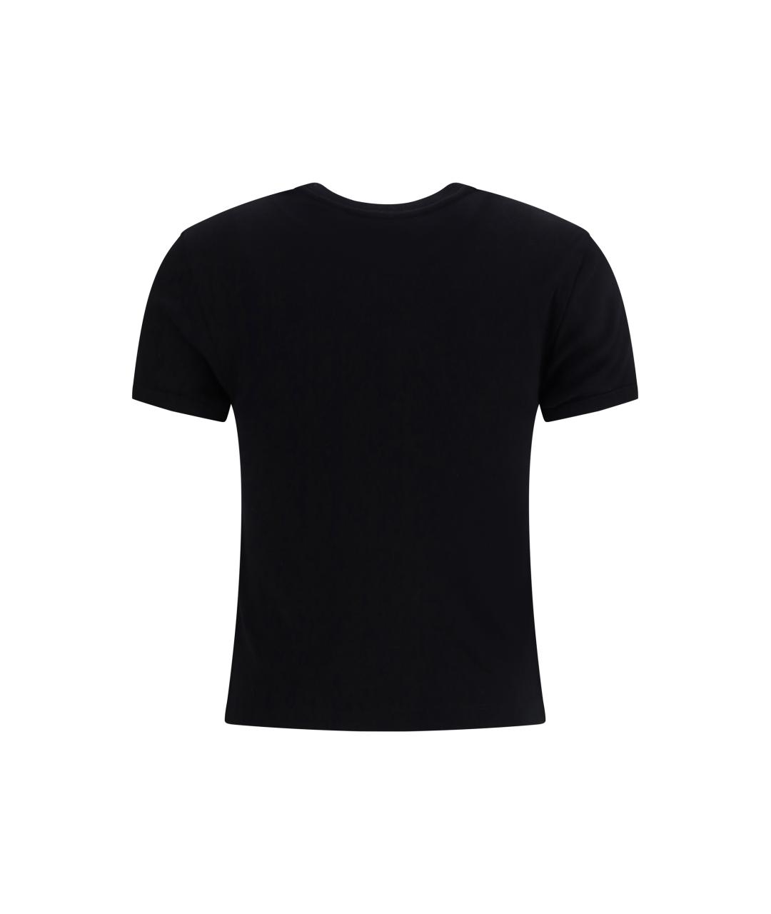 COPERNI Черная хлопковая футболка, фото 2