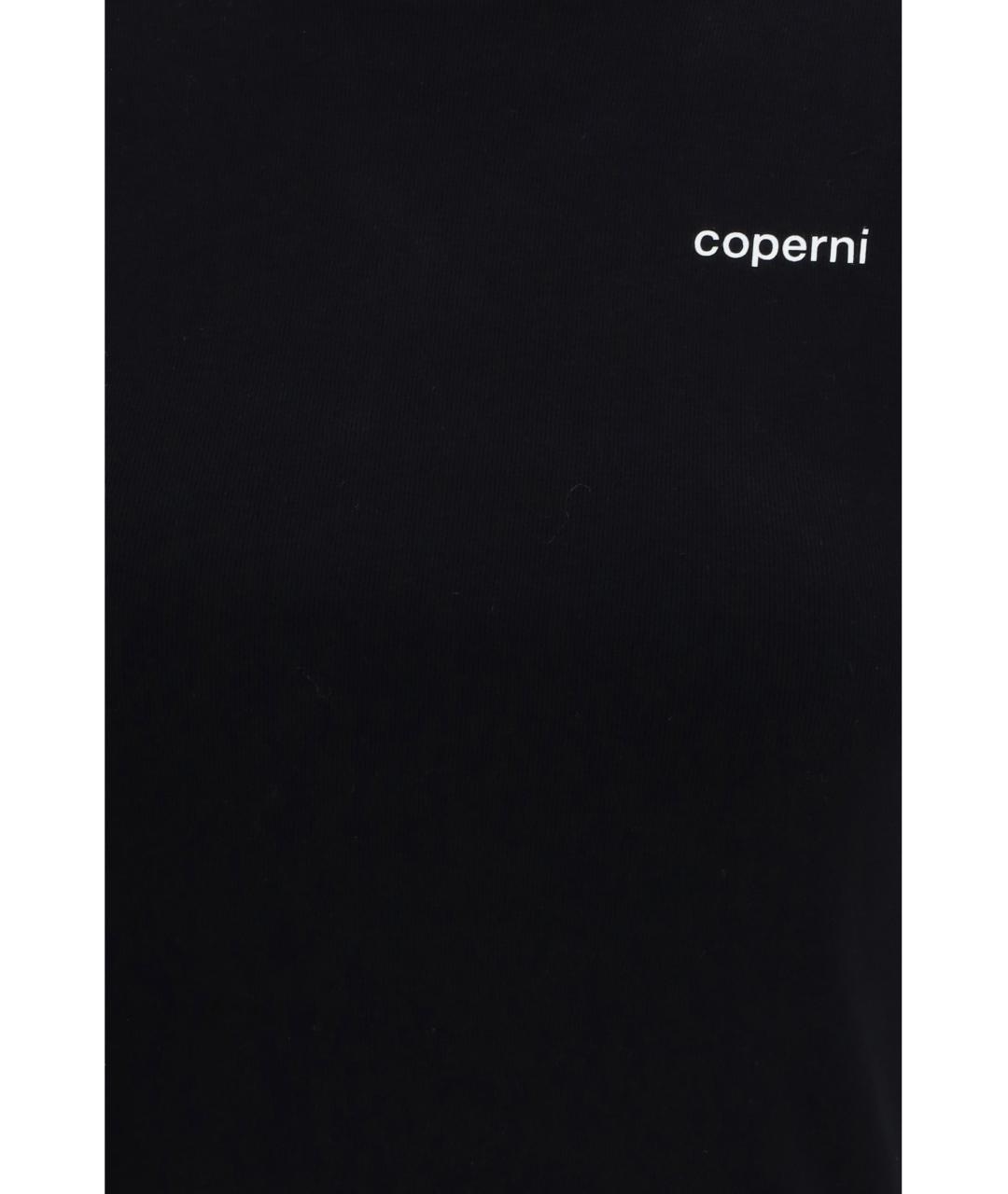 COPERNI Черная хлопковая футболка, фото 3