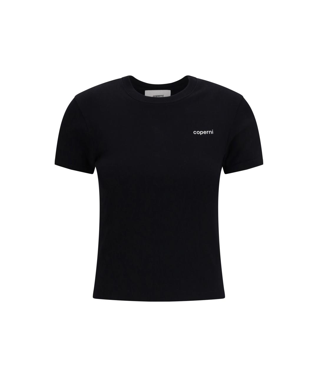 COPERNI Черная хлопковая футболка, фото 4