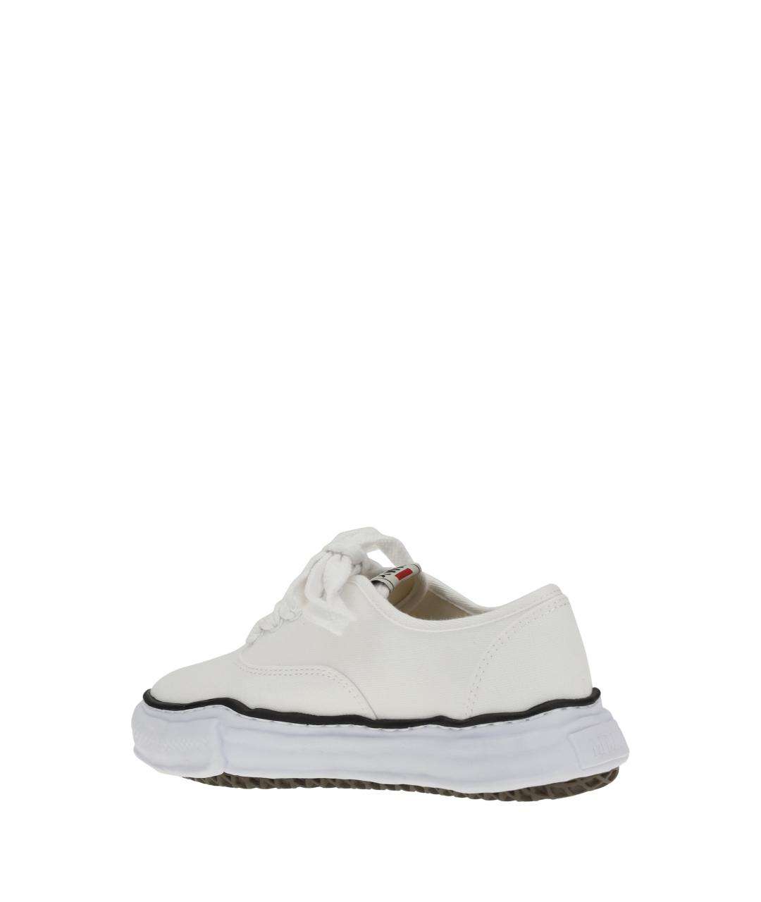 MAISON MIHARA YASUHIRO Белые низкие кроссовки / кеды, фото 3