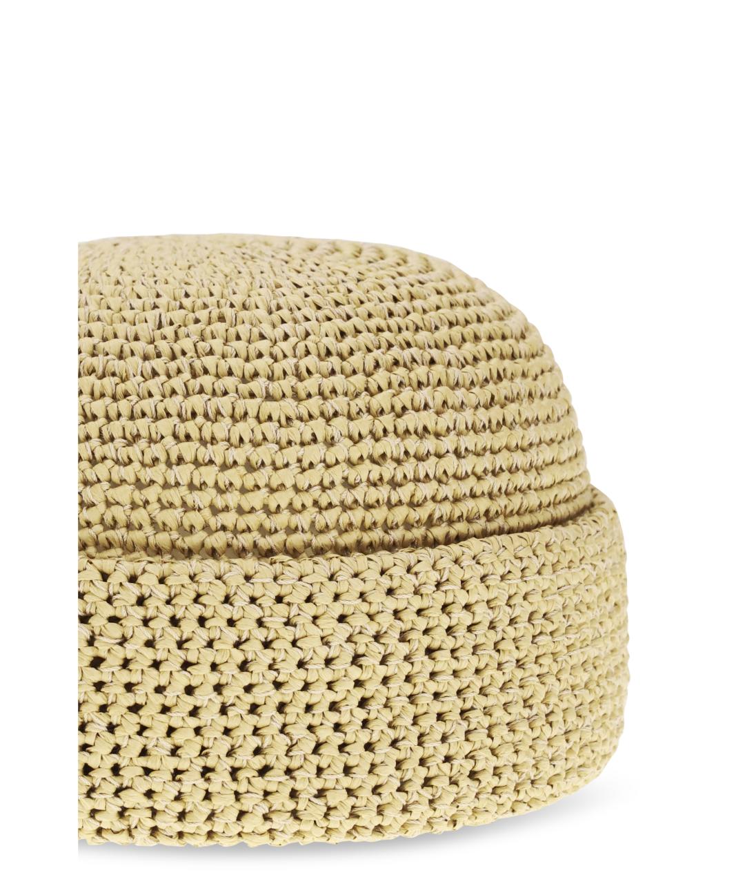 LORO PIANA Бежевая соломенная шляпа, фото 3
