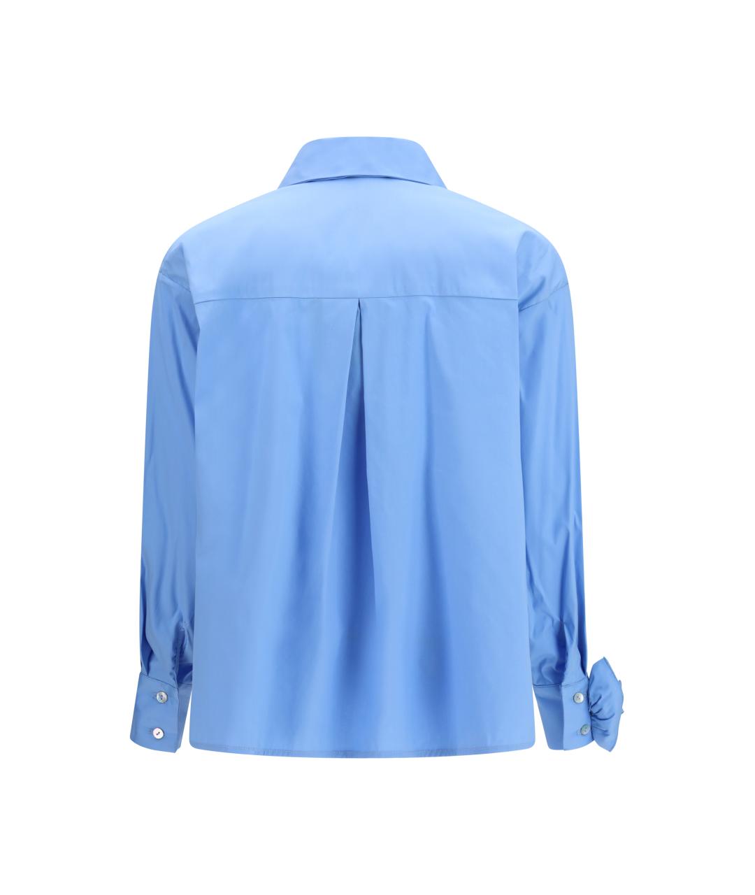 ELLA Голубая хлопковая рубашка, фото 2