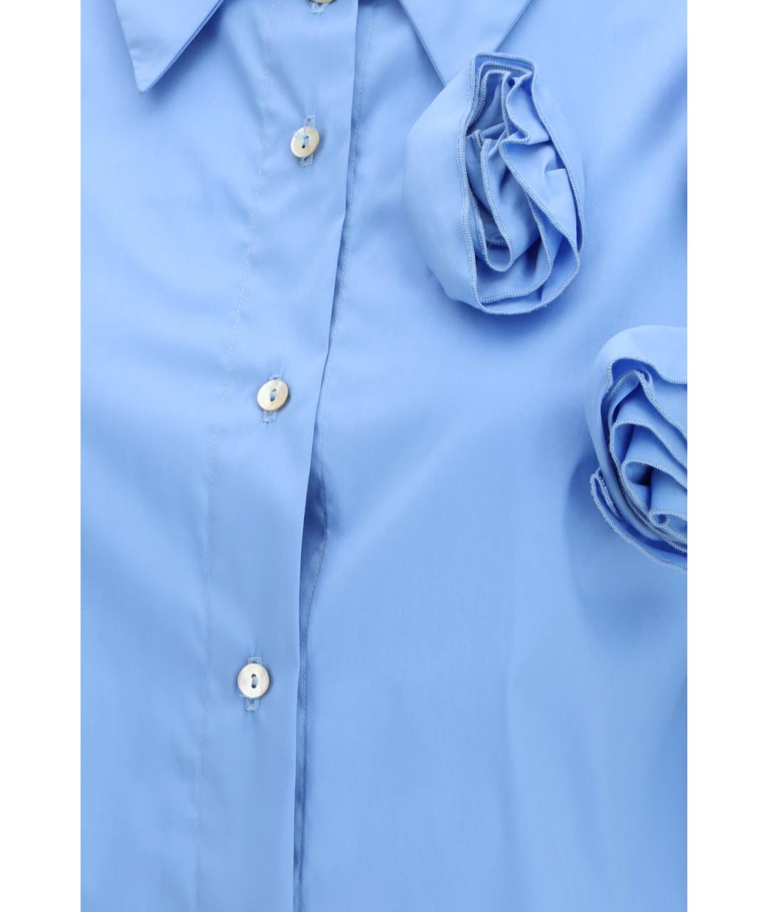 ELLA Голубая хлопковая рубашка, фото 3