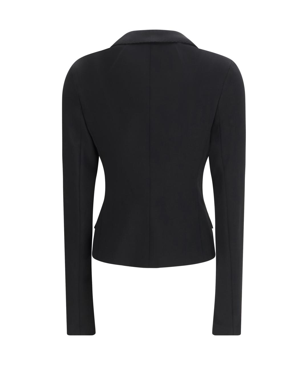 DOLCE&GABBANA Черный шерстяной жакет/пиджак, фото 2