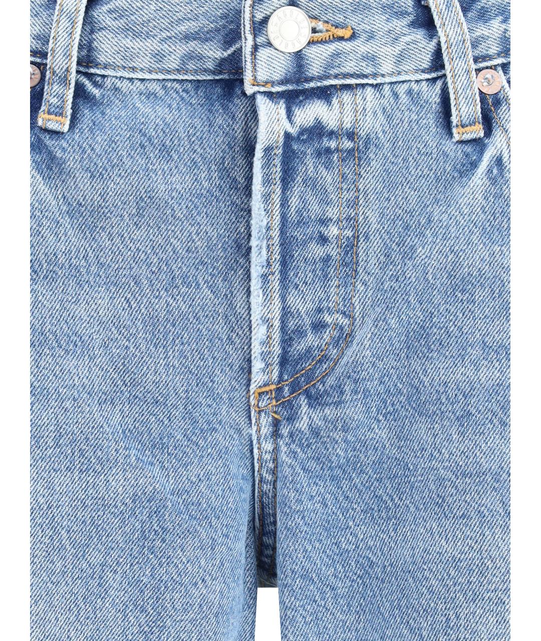 AGOLDE Голубые хлопковые прямые джинсы, фото 3