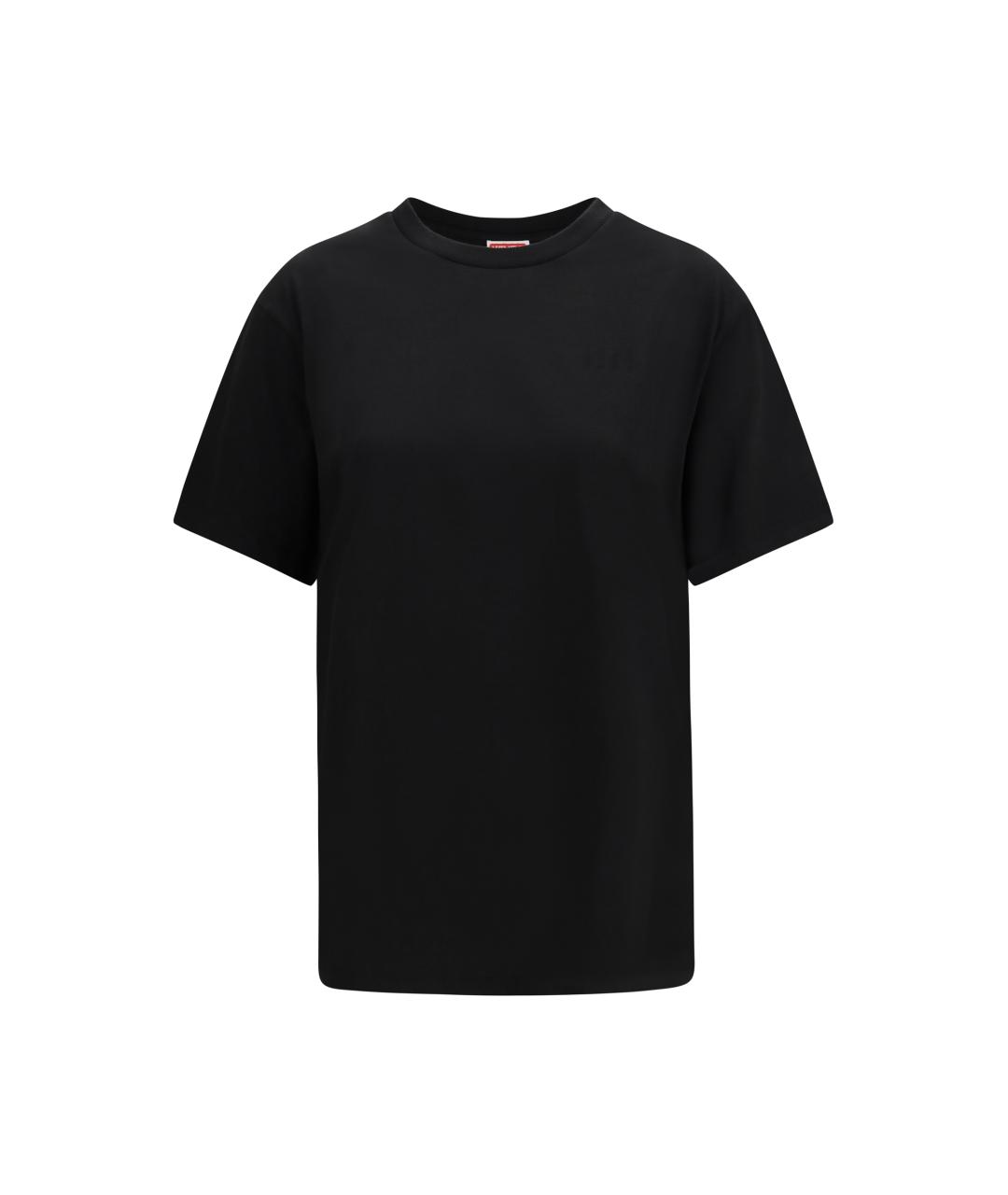 KENZO Черная хлопковая футболка, фото 4