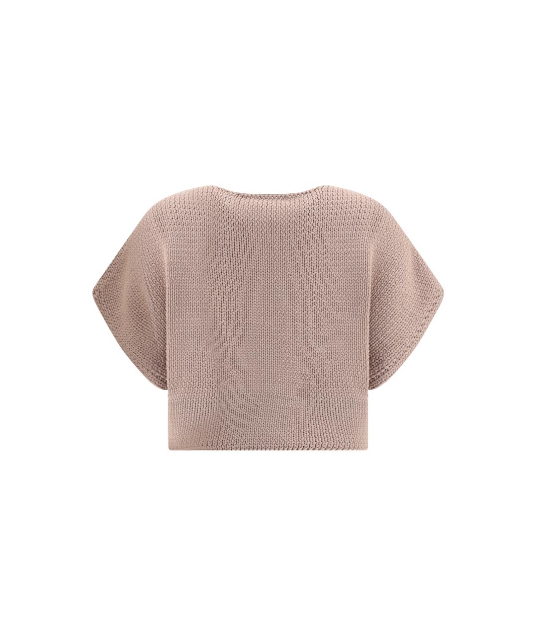 ALAIA Розовый хлопковый джемпер / свитер, фото 2