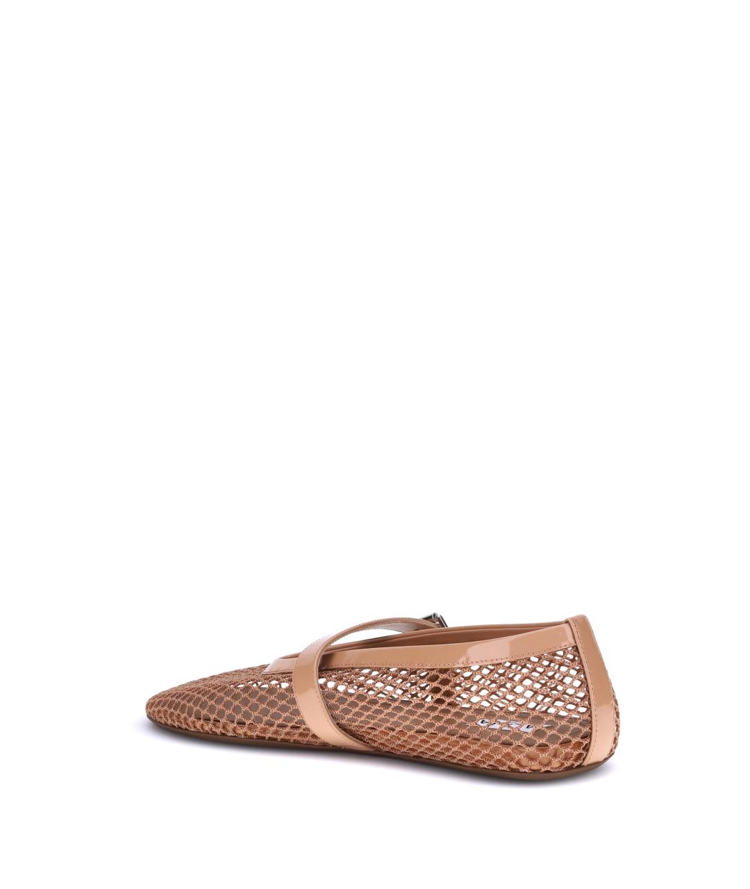 ALAIA Бежевые кожаные балетки, фото 3