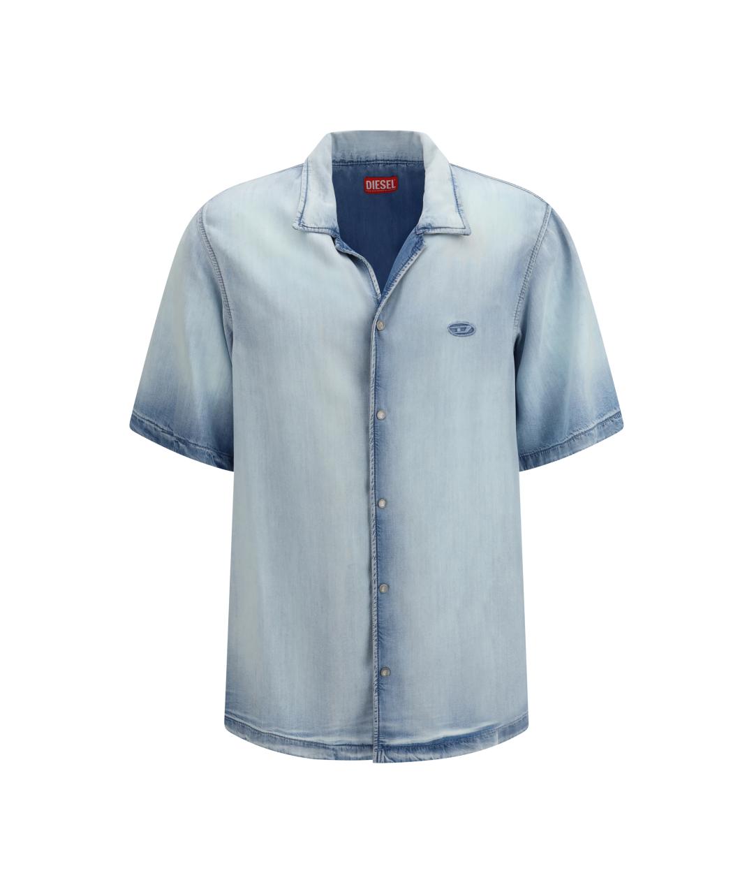 DIESEL Голубая кэжуал рубашка, фото 1
