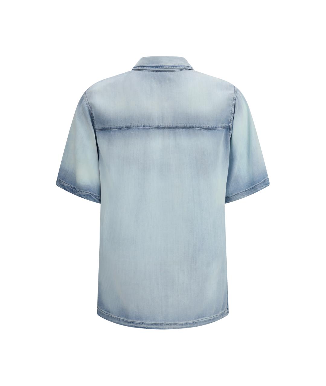 DIESEL Голубая кэжуал рубашка, фото 2