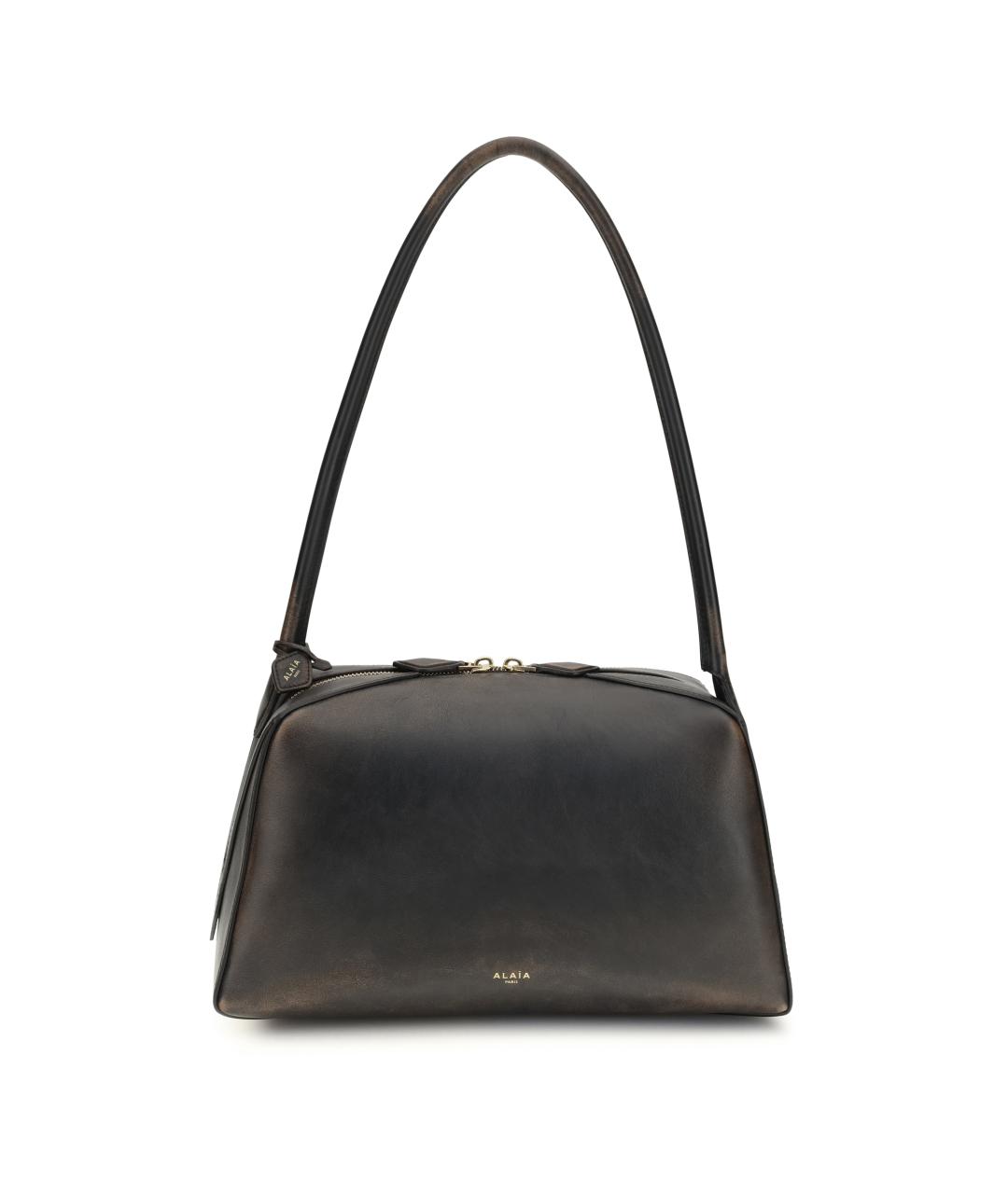 ALAIA Коричневая кожаная сумка через плечо, фото 1