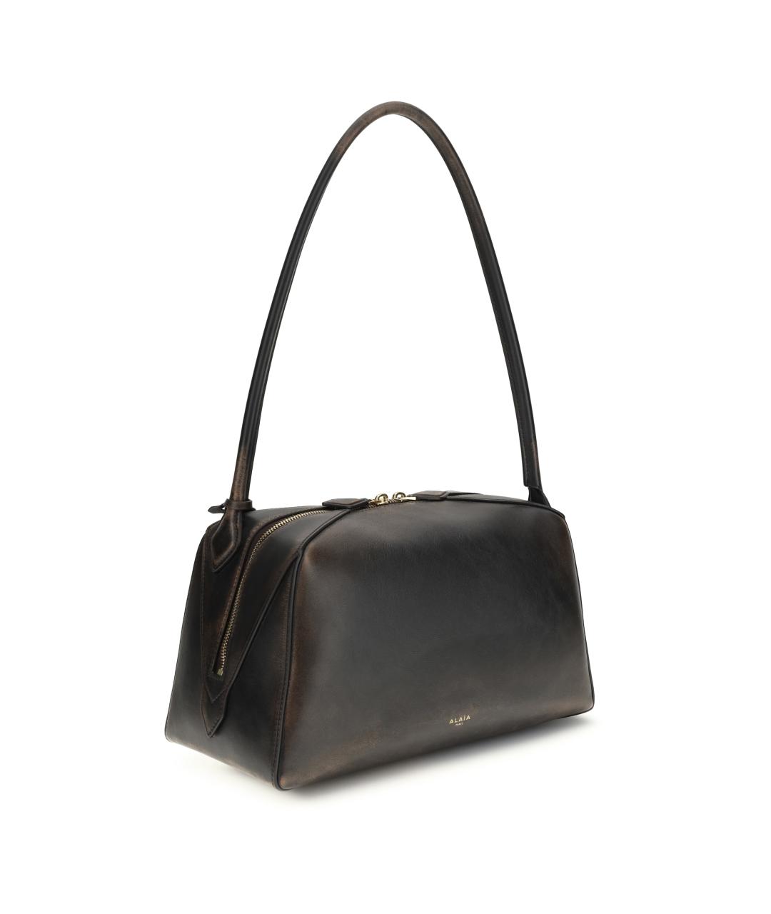 ALAIA Коричневая кожаная сумка через плечо, фото 2