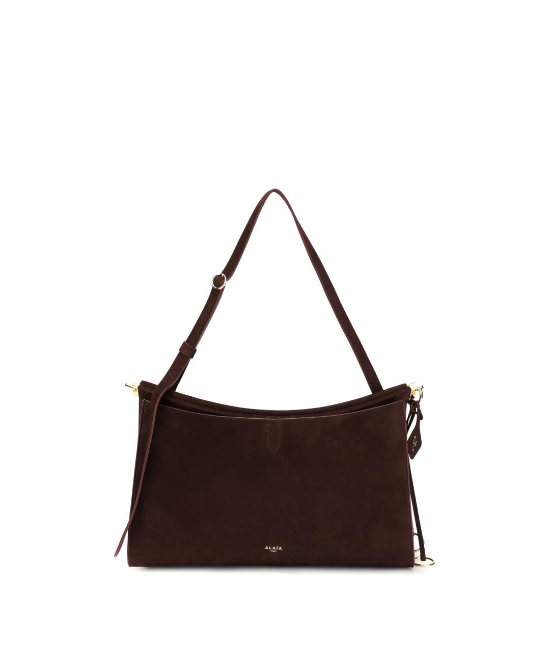 ALAIA Бордовая кожаная сумка через плечо, фото 1