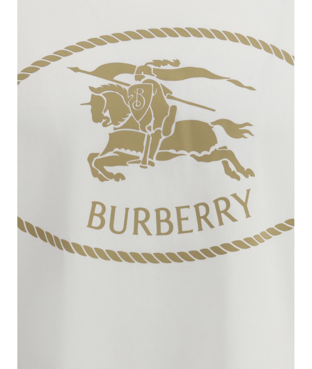 BURBERRY Хлопковая футболка, фото 3