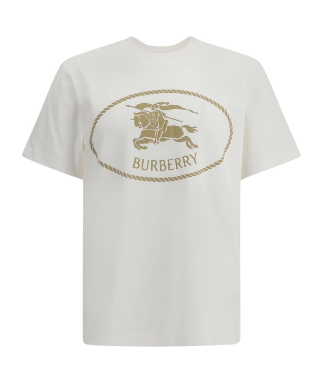 BURBERRY Хлопковая футболка, фото 1