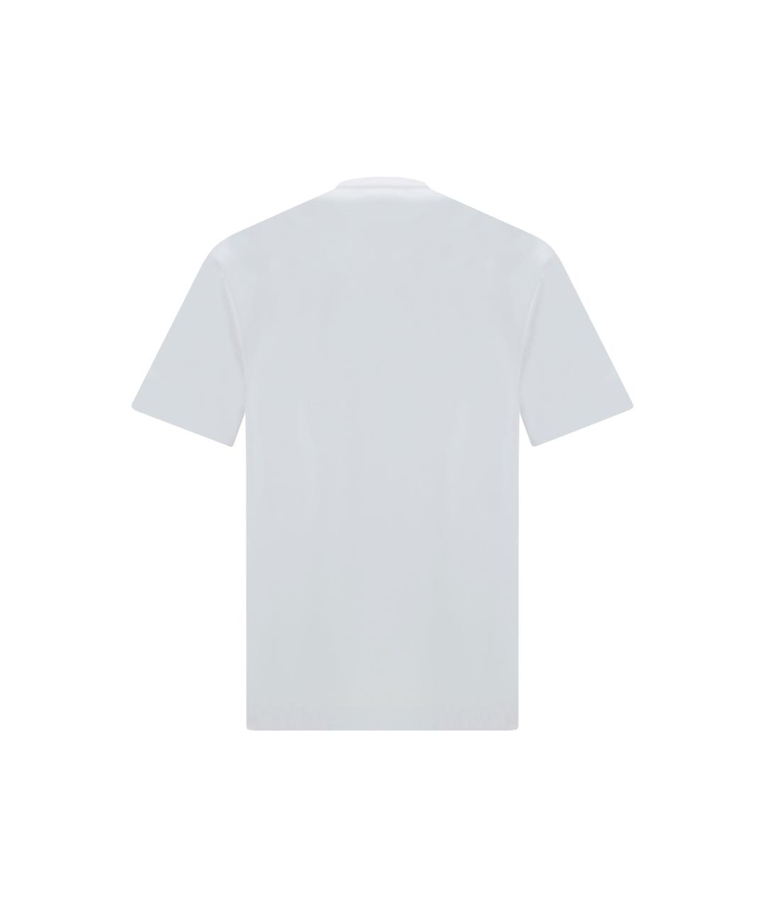 FENDI Белая хлопковая футболка, фото 2